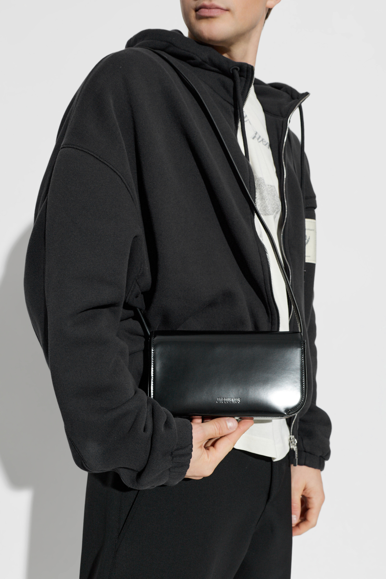 Jacquemus 'Curvo' shoulder bag | Men's | Vitkac